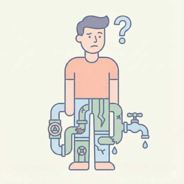 射精障害に悩む男性