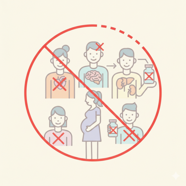 ED薬を飲んではいけない人