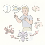 精液に悩む男性